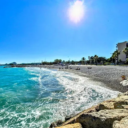 Beachfront - Panoramic View - Balkony - Ac 滨海卡涅